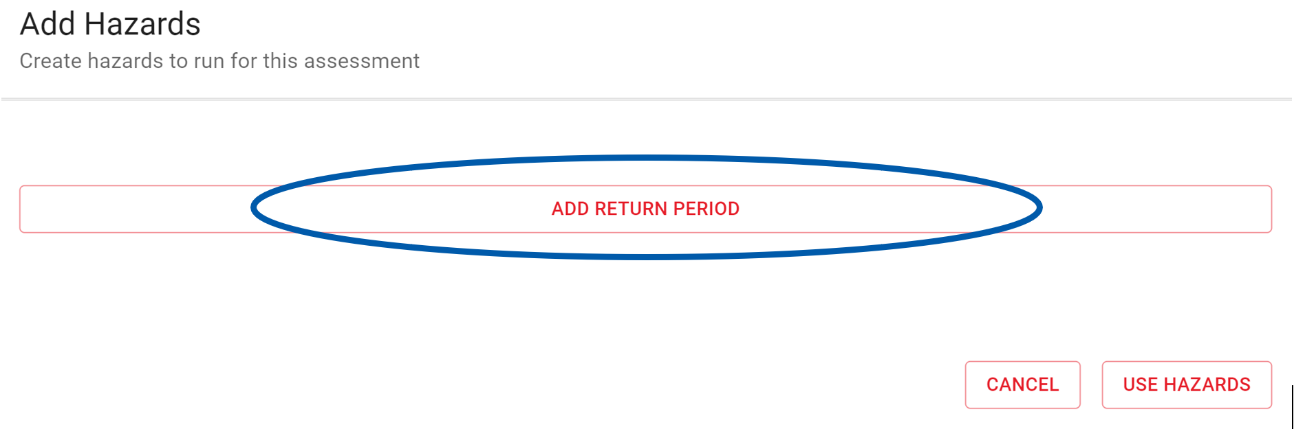 Add Return Period)
